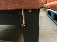 Bruin/zwart wand bank - afbeelding 4 van  4