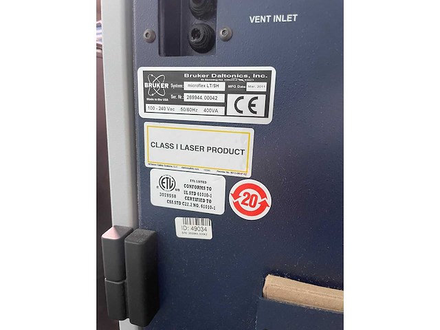 Bruker - microflex lt - massaspectrometer - 2011 - afbeelding 10 van  18
