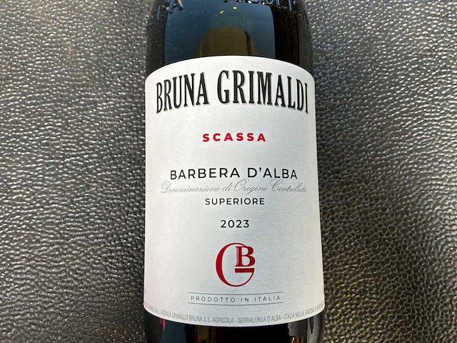 Bruna grimaldi barbera rode wijn 2023 (2x) - afbeelding 3 van  3