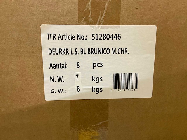 Brunico deurbeslag (16x) - afbeelding 3 van  4