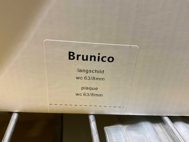 Brunico langschild wc 63/8 mm deurbeslag (32x) - afbeelding 6 van  6