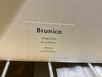 Brunico langschild wc 63/8 mm deurbeslag (32x) - afbeelding 6 van  6