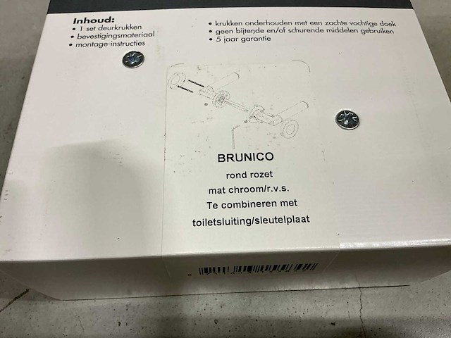 Brunico rond rozet deurbeslag (70x) - afbeelding 3 van  3