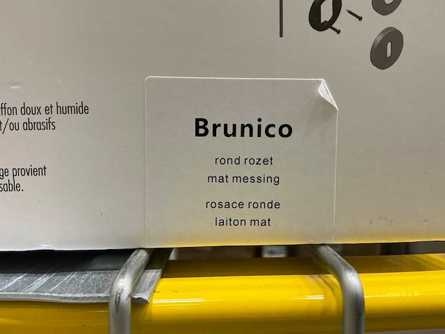 Brunico rond rozet deurbeslag (9x) - afbeelding 3 van  3