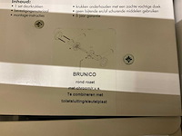 Brunico rond rozet deurkruksets (168x) - afbeelding 4 van  4