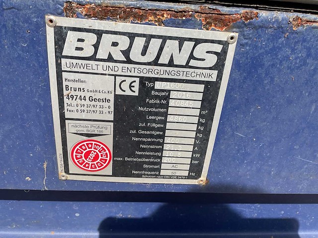 Bruns up1600 persblok - afbeelding 7 van  7
