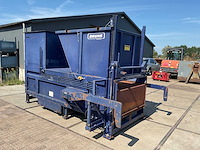 Bruns up1600 stationaire afvalpers met afzetcontainer - afbeelding 5 van  20
