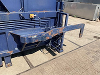 Bruns up1600 stationaire afvalpers met afzetcontainer - afbeelding 10 van  20