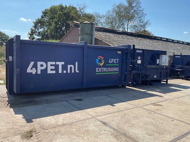 Bruns up1600 stationaire afvalpers met afzetcontainer - afbeelding 1 van  20