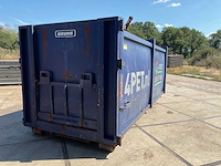 Bruns up1600 stationaire afvalpers met afzetcontainer - afbeelding 15 van  20