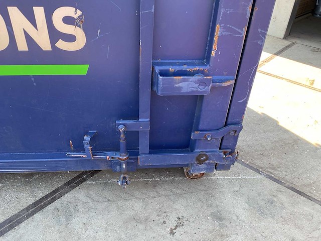 Bruns up1600 stationaire afvalpers met afzetcontainer - afbeelding 18 van  20