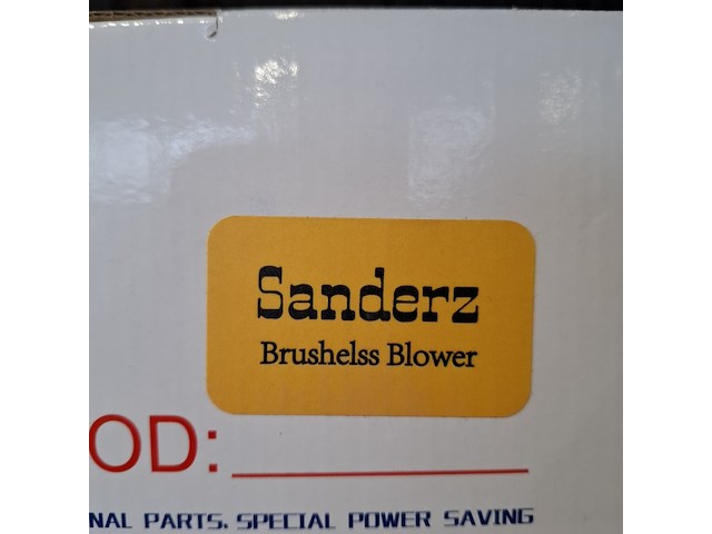 Brushless blower, geel - afbeelding 3 van  11