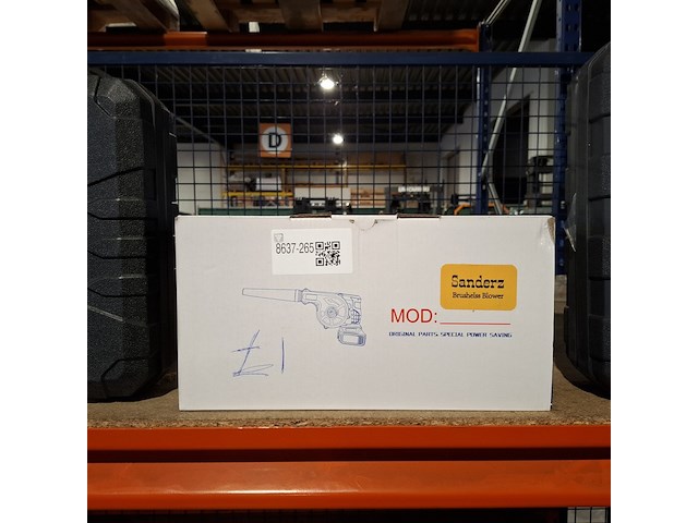 Brushless blower, geel - afbeelding 2 van  10