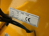 Bruss hand hydraulische palletwagen met weegsysteem - afbeelding 2 van  10