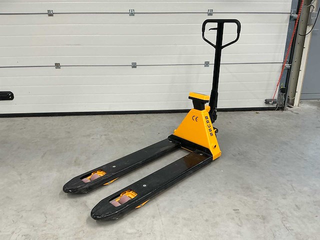 Bruss hand hydraulische palletwagen met weegsysteem - afbeelding 1 van  10