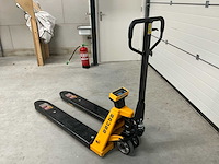 Bruss hand hydraulische palletwagen met weegsysteem - afbeelding 4 van  10