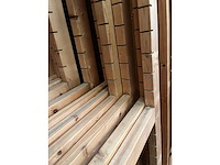 Bruynzeel - 12 meter houten magazijnstelling (15 staanders, 48 legborden) - afbeelding 6 van  6