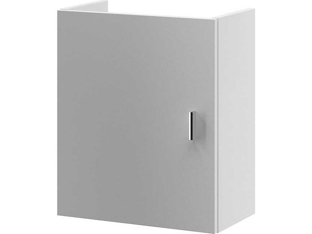 Bruynzeel evi onderkast l/r mat wit 40x22cm toiletmeubel (16x) - afbeelding 1 van  4