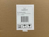 Bruynzeel evi onderkast l/r mat wit 40x22cm toiletmeubel (16x) - afbeelding 2 van  4