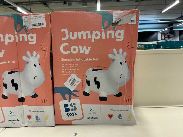 Bs toys skippybal koe (2x) - afbeelding 3 van  4