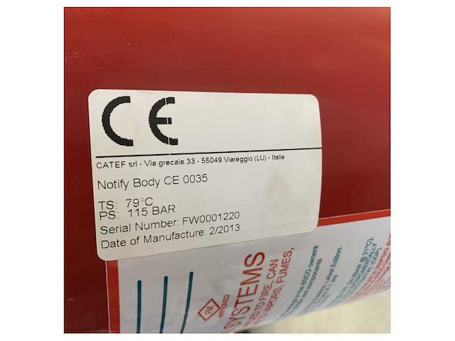 Bsco 740-850ma marine fire extuisher - afbeelding 7 van  8