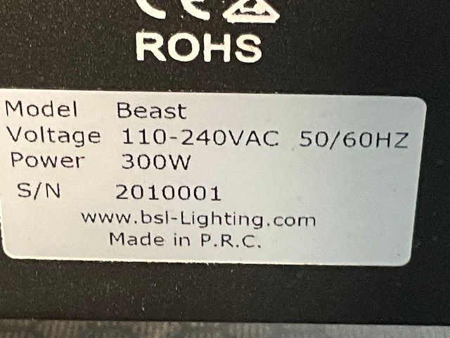 Bsl beast rgbw led wash ip65 (4x) - afbeelding 5 van  13
