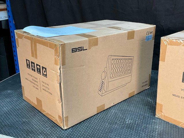 Bsl beast rgbw led wash ip65 (4x) - afbeelding 4 van  4