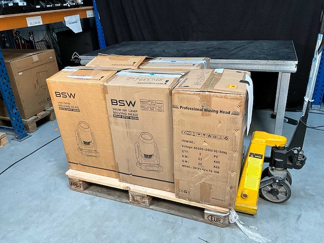 Bsl bsw 150w moving head (3x) - afbeelding 6 van  16