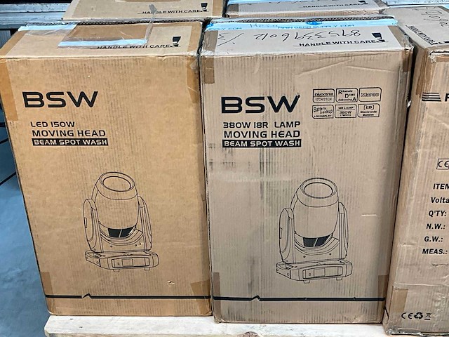 Bsl bsw 150w moving head (3x) - afbeelding 8 van  16