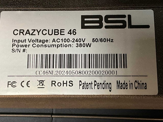 Bsl crazycube 46 led lichteffect - afbeelding 3 van  11