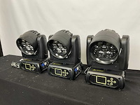 Bsl magic zoom 7 moving head wash (3x) - afbeelding 1 van  6