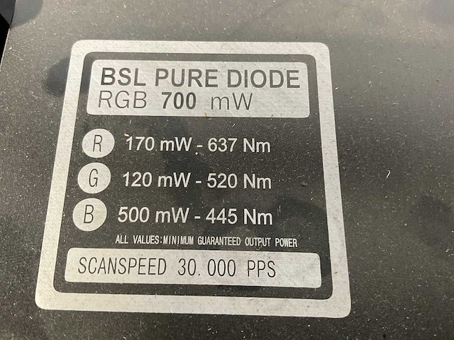 Bsl showlaser - afbeelding 5 van  8