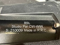 Bsl studio par cw ww bsl led studio par spot (4x) - afbeelding 9 van  10