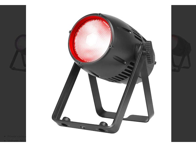 Bsl studio par rgb ww led studio par spot (8x) - afbeelding 1 van  7