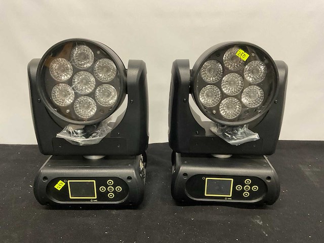 Bsl twist zoom 7 led moving head (2x) - afbeelding 5 van  5