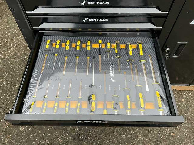 Bsn - professional quality tools - gevulde gereedschapswagen - 262 pc’s - afbeelding 8 van  20