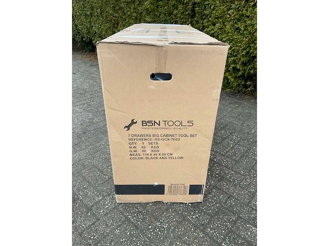 Bsn - professional quality tools - gevulde gereedschapswagen - 262 pc’s - afbeelding 15 van  20