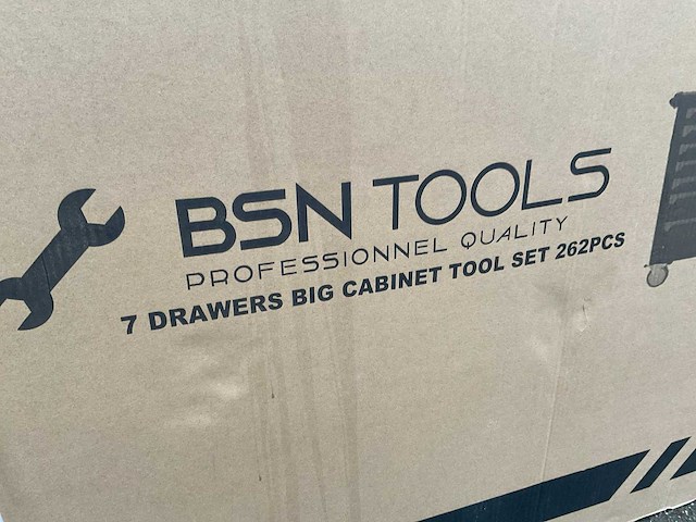 Bsn - professional quality tools - gevulde gereedschapswagen - 262 pc’s - afbeelding 16 van  20