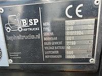 Bsp - 2011 - 12 - vorkheftruck - afbeelding 5 van  30