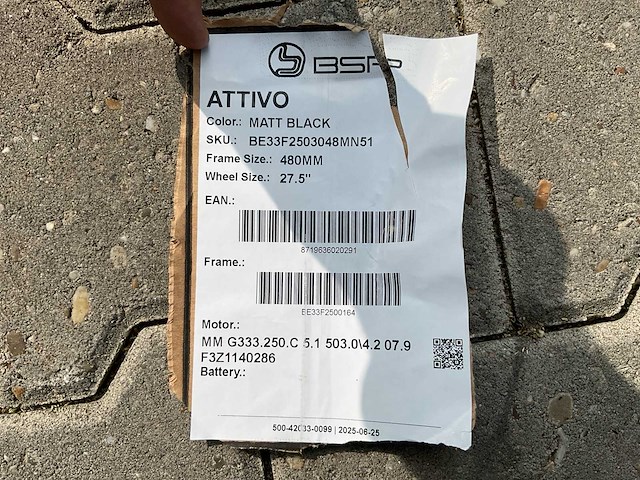 Bsp attivo elektrische fiets - afbeelding 10 van  16