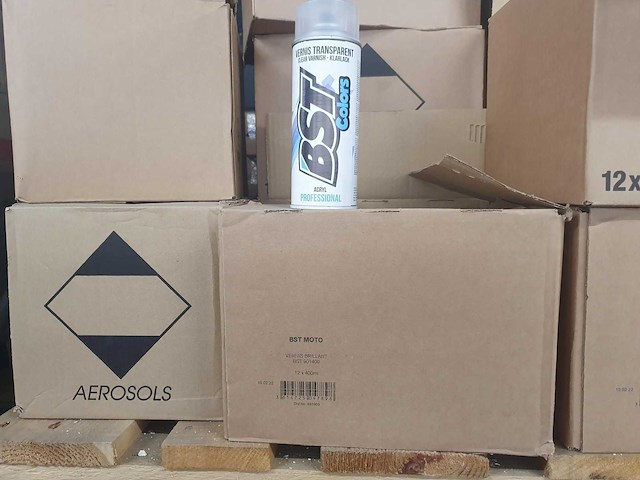 Bst colors spuitbusvernis transparant 400ml (234x) - afbeelding 1 van  1