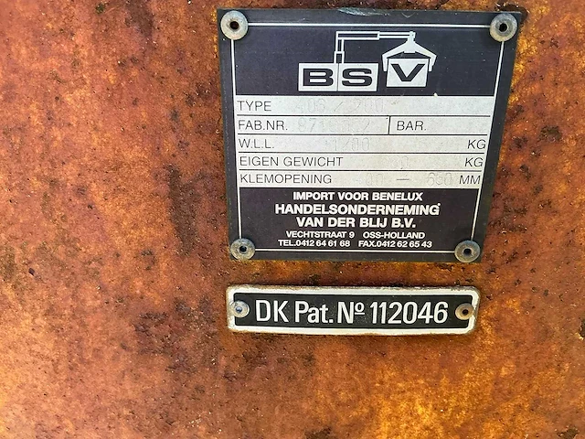 Bsv en vicon mechanische steenklemmen / hefklemmen (2 stuks) - afbeelding 5 van  16