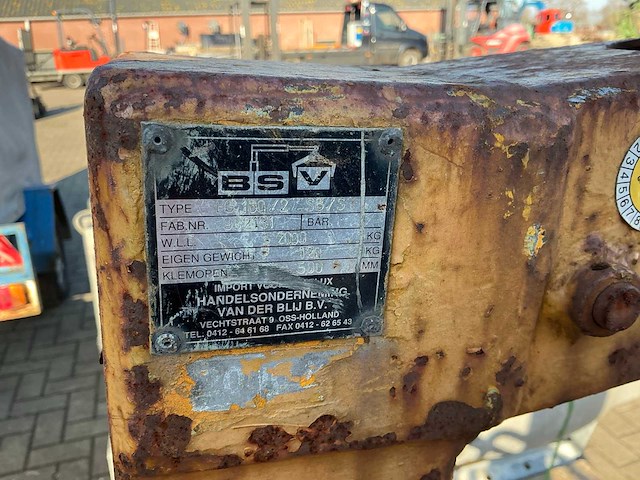 Bsv wll 2000 pallet haak - afbeelding 7 van  7