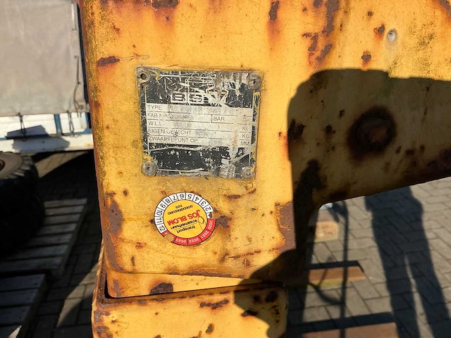 Bsv wll 2000 pallet haak - afbeelding 5 van  5