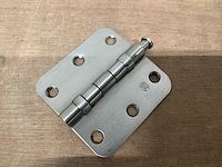 Bsw rvs kogellagerscharnier 76x76 mm (60x) - afbeelding 1 van  2