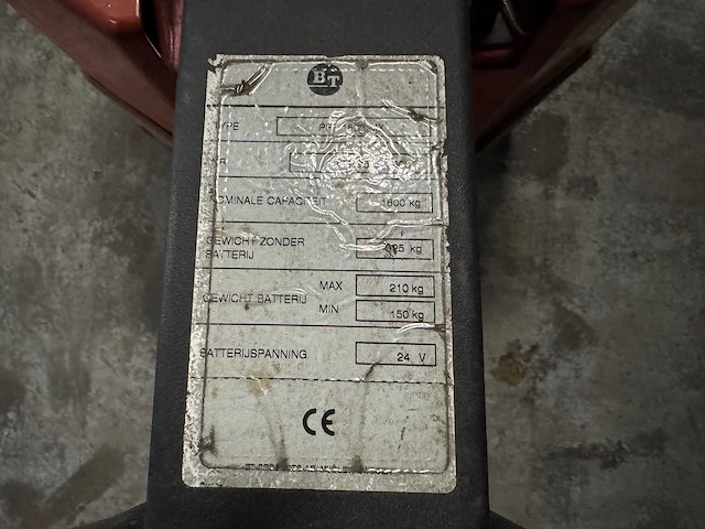 Bt - 1600mx - elektrische palletwagen - afbeelding 5 van  9