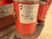 Bt - l2000 - hand hydraulische palletwagen - afbeelding 2 van  3