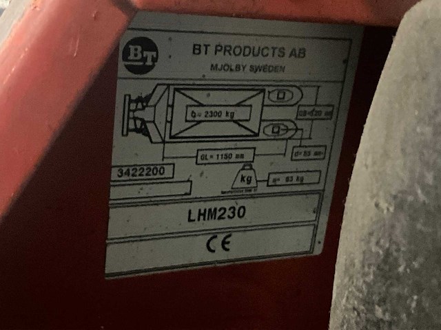 Bt hand hydraulische palletwagen (3x) - afbeelding 14 van  14