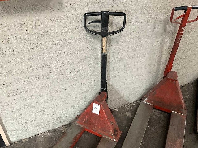 Bt hand hydraulische palletwagen (3x) - afbeelding 4 van  14