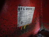 Bt lifter - 2000/10 - hand hydraulische palletwagen - afbeelding 2 van  2